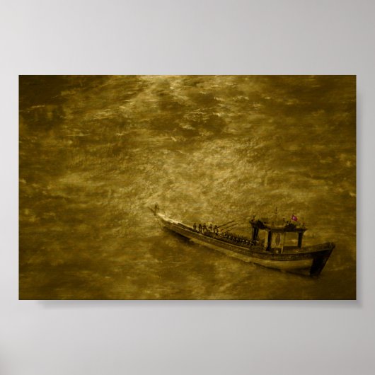 Ottoman Boat Poster (Voorkant)