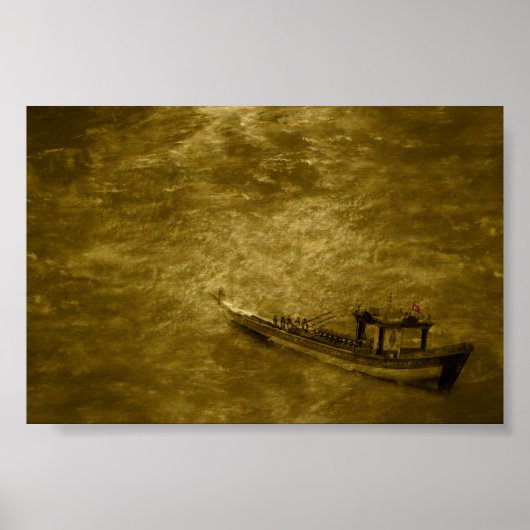 Ottoman Boat Poster (Voorkant)