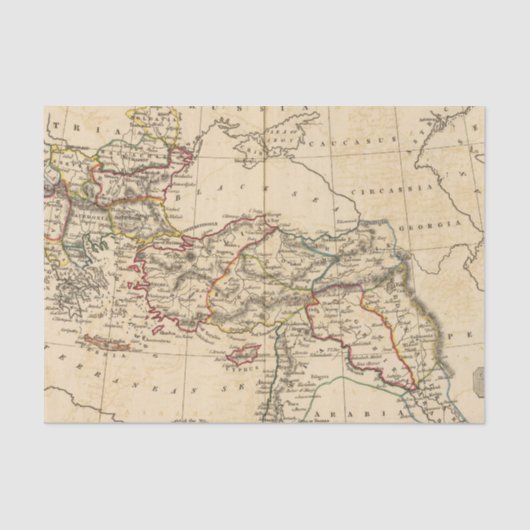 Ottoman Empire Tissuepapier (Voorkant)