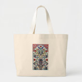 Ottoman Turkey Arabesque Old Tegel Grote Tote Bag (Voorkant)