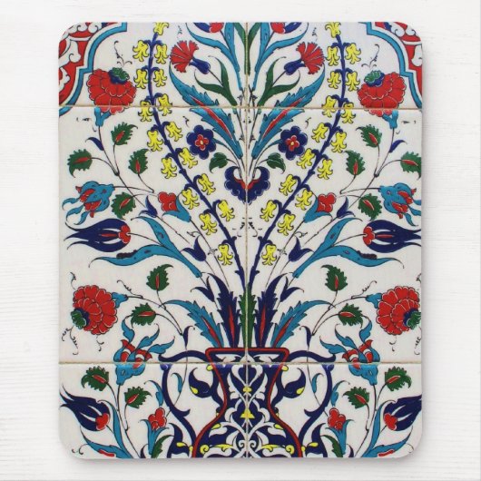 Ottoman Turkey Arabesque Old Tegel Muismat (Voorkant)