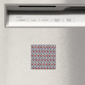Ottomans Tulip Pattern / Tegel Art Magneet (Insitu (Vaatwasser))