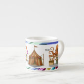 Otto's circus snack kraam espresso kop (Voorkant rechts)