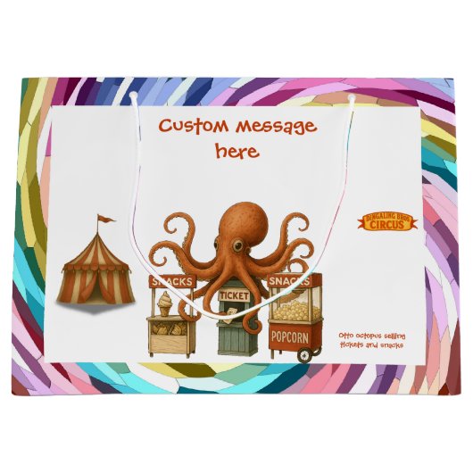 Otto's circus snack kraam groot cadeauzakje (Voorkant)