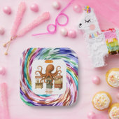 Otto's circus snack kraam papieren bordje (Feest)