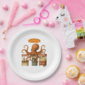 Otto's circus snack kraam papieren bordje (Feest)
