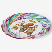 Otto's circus snack kraam papieren bordje (Gekanteld)