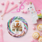 Otto's circus snack kraam papieren bordje (Feest)