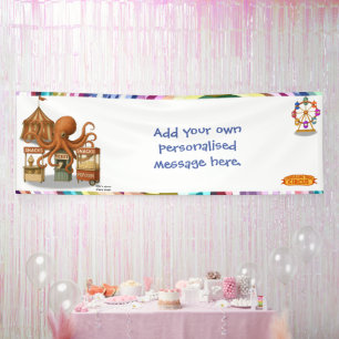 Otto's circus snack kraam spandoek