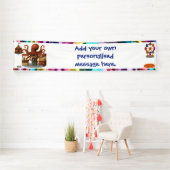 Otto's circus snack kraam spandoek (Insitu)