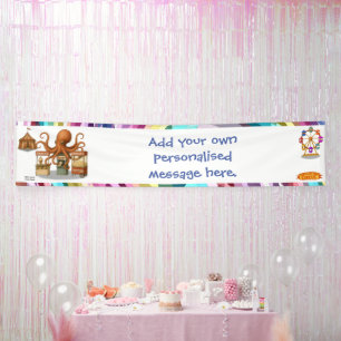 Otto's circus snack kraam spandoek