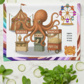 Otto's circus snack kraam theedoek (Gevouwen)