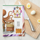 Otto's circus snack kraam theedoek (Quarter Fold)