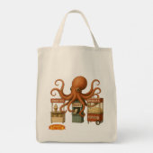 Otto's circus snack kraam tote bag (Achterkant)