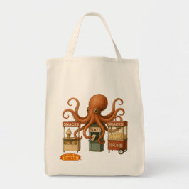 Otto's circus snack kraam tote bag