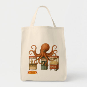 Otto's circus snack kraam tote bag