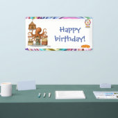 Otto's circus snack shack verjaardag spandoek (Beurs)