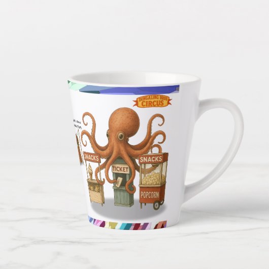 Otto's circus snackshack latte mok (Rechts)