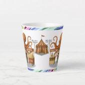 Otto's circus snackshack latte mok (Voorkant)