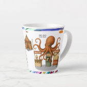 Otto's circus snackshack latte mok (Rechterhoek)