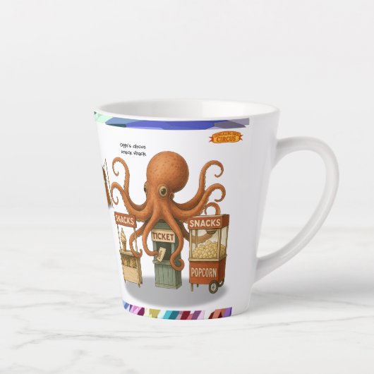Otto's circus snackshack latte mok (Rechts)