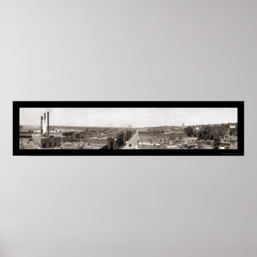 Ottumwa, IA Foto 1907 Poster (Voorkant)