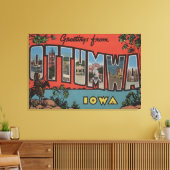 Ottumwa, IowaLarge Letter ScenesOttumwa, IA Canvas Afdruk (Insitu (Woonkamer))