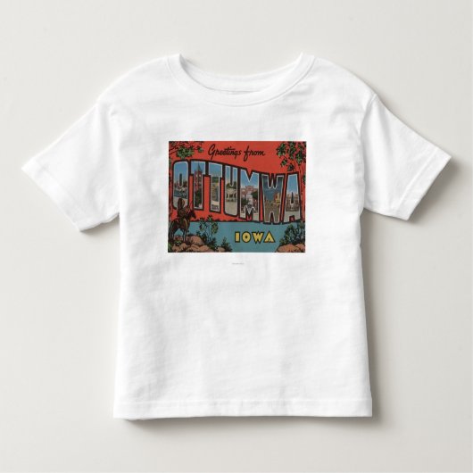 Ottumwa, IowaLarge Letter ScenesOttumwa, IA Kinder Shirts (Voorkant)