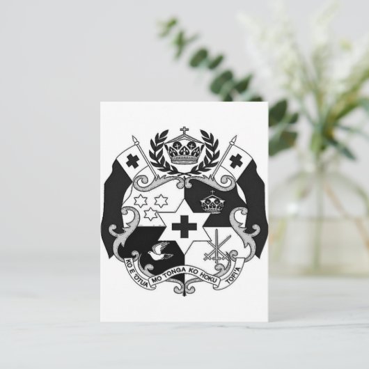 Otua Mo Tonga Productionz Briefkaart (Staand voorkant)