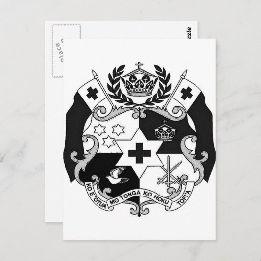 Otua Mo Tonga Productionz Briefkaart (Voorkant / Achterkant)