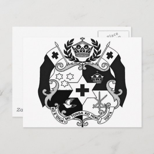 Otua Mo Tonga Productionz Briefkaart (Voorkant / Achterkant)