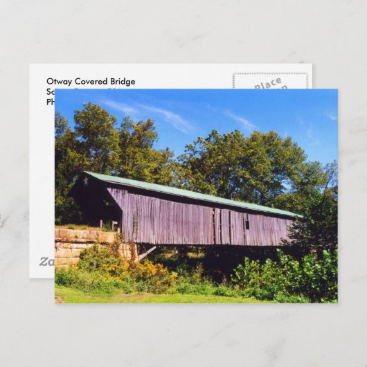 Otway Covered Bridge Briefkaart (Voorkant / Achterkant)
