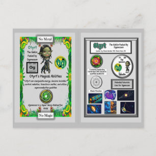 Otyrt Presenteert Oganesson Ruilkaart Briefkaart