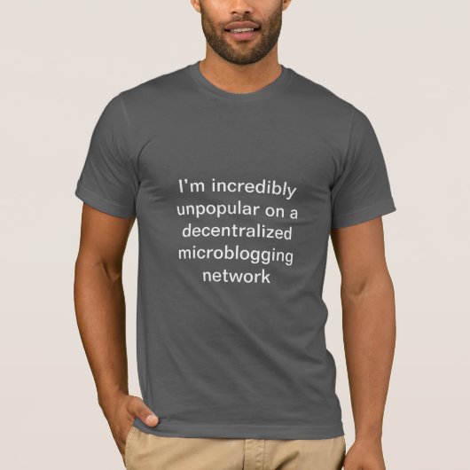 Otzelfde ongelooflijk onpopulair t-shirt (Voorkant)