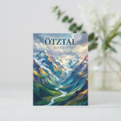 Ötztal Oostenrijk Briefkaart (Staand voorkant)