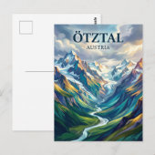Ötztal Oostenrijk Briefkaart (Voorkant / Achterkant)