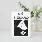 Ou & Quand Briefkaart (Staand voorkant)
