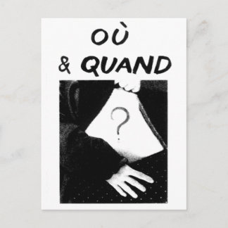 Ou & Quand Briefkaart