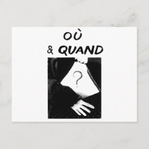 Ou & Quand Briefkaart