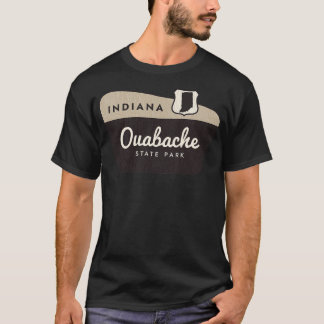 Ouabache State Park Indiana Welkomstbord T-shirt