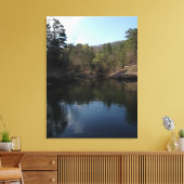 Ouachita Arkansas meer Canvas Afdruk (Insitu (Woonkamer))