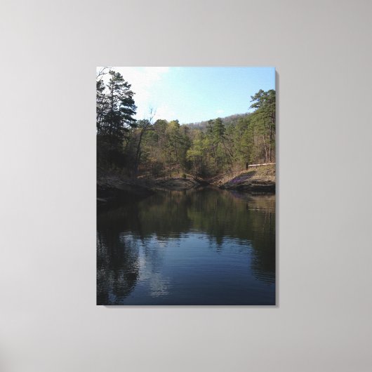 Ouachita Arkansas meer Canvas Afdruk (Voorkant)