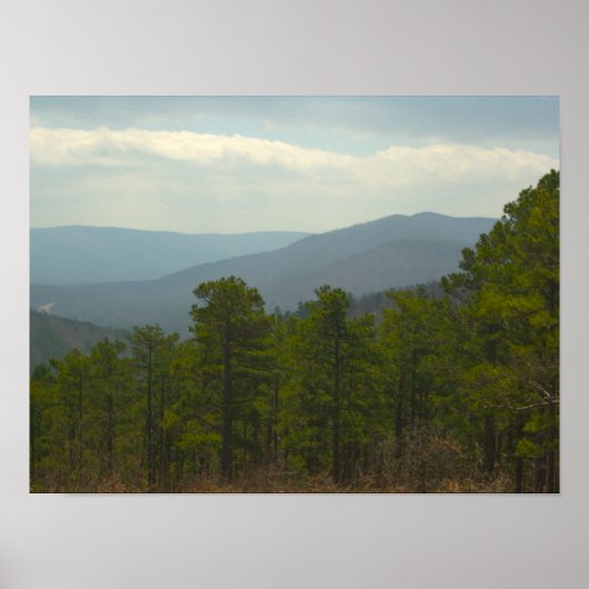Ouachita Mountains, Oklahoma Poster (Voorkant)