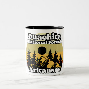 Ouachita National Forest Arkansas Tweekleurige Koffiemok