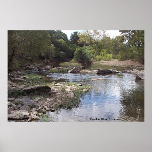 Ouachita River in Oden, Arkansas Poster (Voorkant)