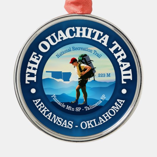 Ouachita Trail (C) Metalen Ornament (Voorkant)