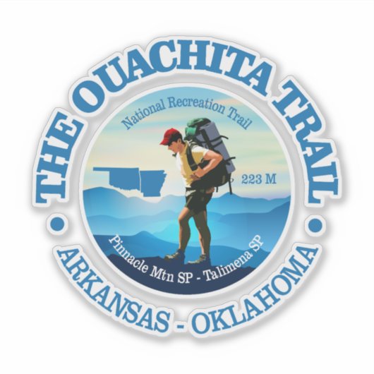 Ouachita Trail (C) Sticker (Voorkant)