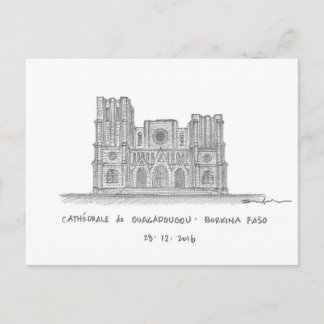 Ouagadougou Cathedral, Ouagadougou, Burkina Faso Briefkaart