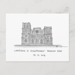 Ouagadougou Cathedral, Ouagadougou, Burkina Faso Briefkaart