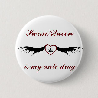 OUAT Ship Swan/Queen is mijn drugsverslaafde Ronde Button 5,7 Cm
